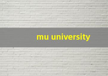 mu university